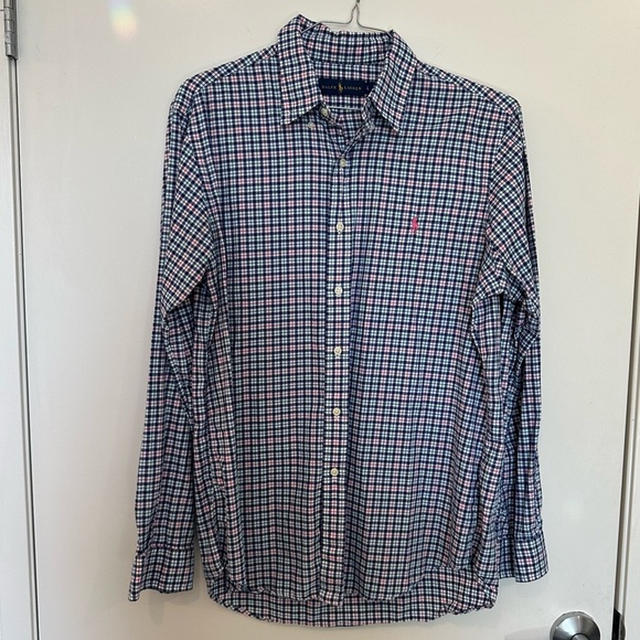 Ralph Lauren Blue Label Other - Ralph Lauren Men’s Relaxed Fit Lightweight button down Shirt Plaid sz Large